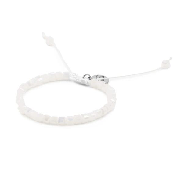 RETAIL $25 Kinsley Armelle Cubic Collection Silver Ashen Bracelet*NEW with pouch - Picture 1 of 1